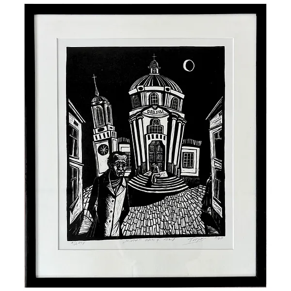 Image of city by Humeniuk Petro, Graphics medium, priced at $350