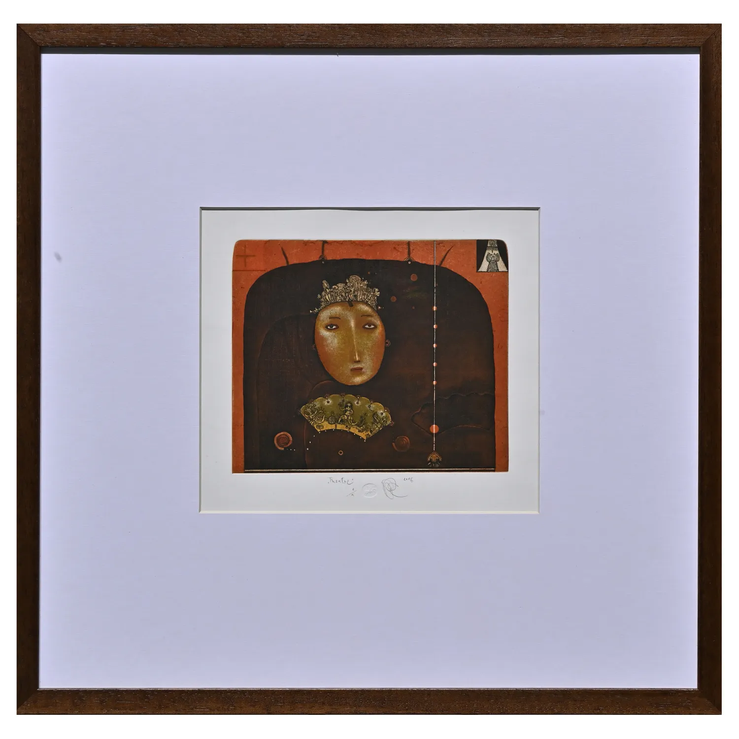 Image of theatre by Romanyshyn Roman, size: 17 х 19 см, made of офорт , Graphics medium, priced at $250
