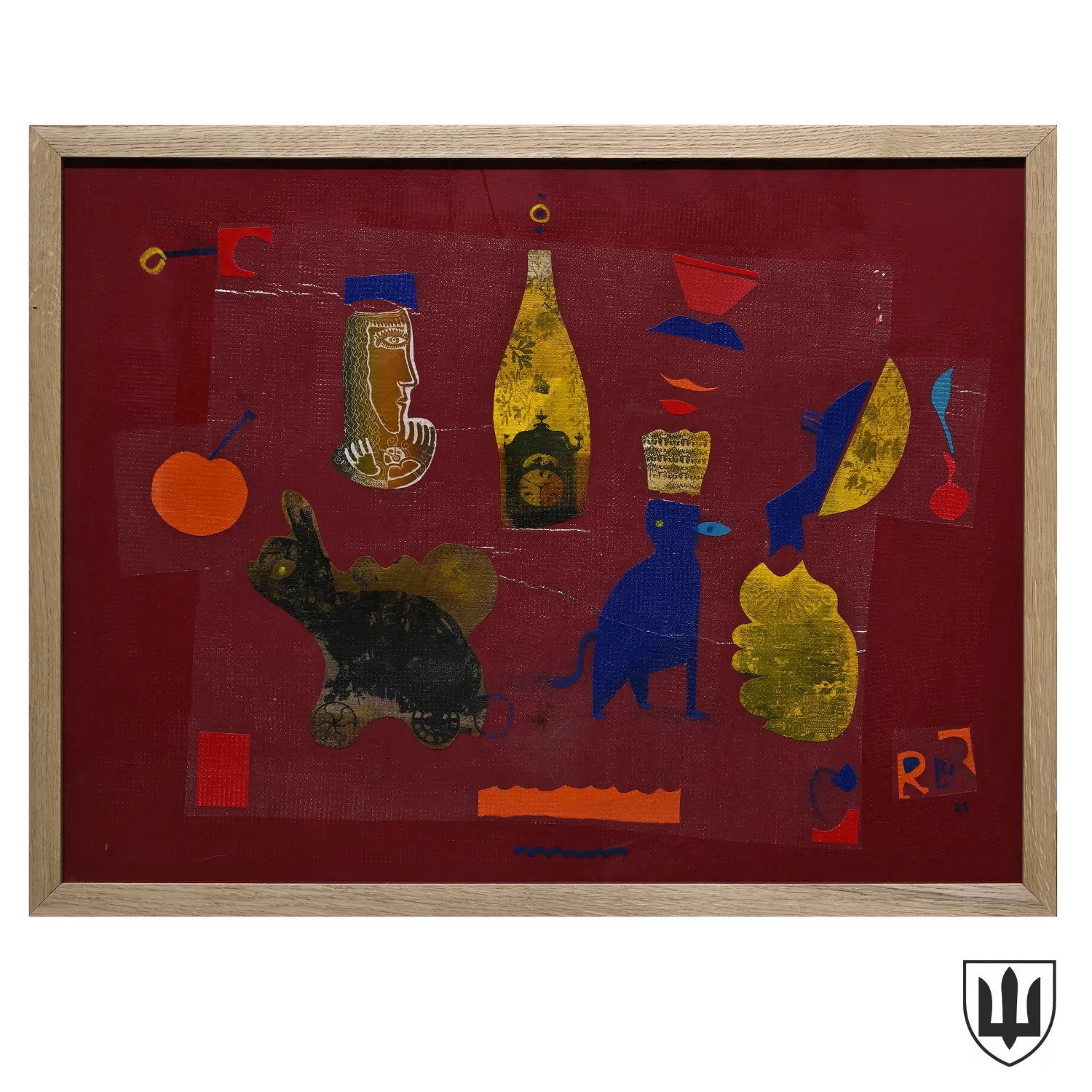 Image of Series "Exotic animals and birds" by Romanyshyn Roman, size: 48 х 64 см, made of colored paper, etching, silk screen printing, appliqué, priced at $600