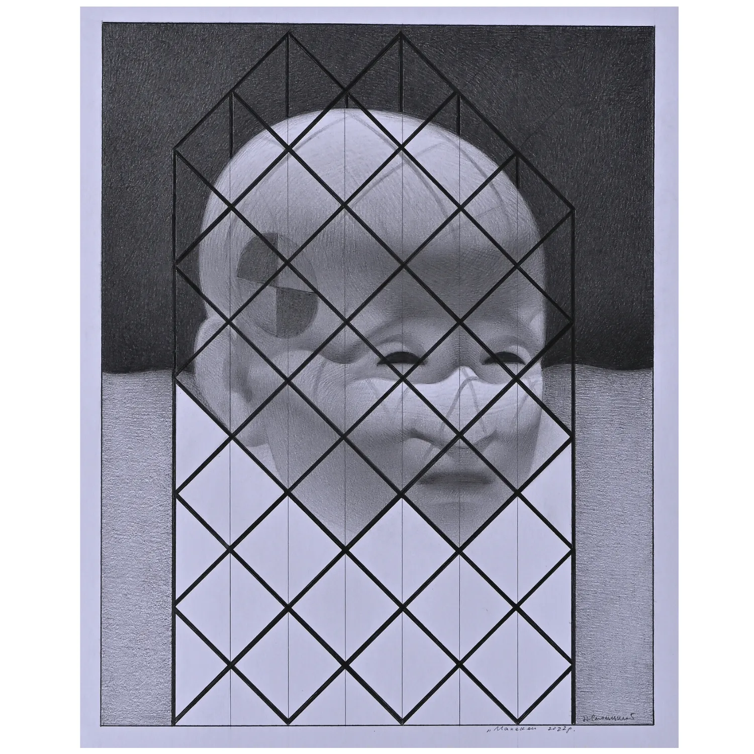 Image of Манекен by Smolsky Yuriy, size: 26 х 20,5, Graphics medium, priced at $500