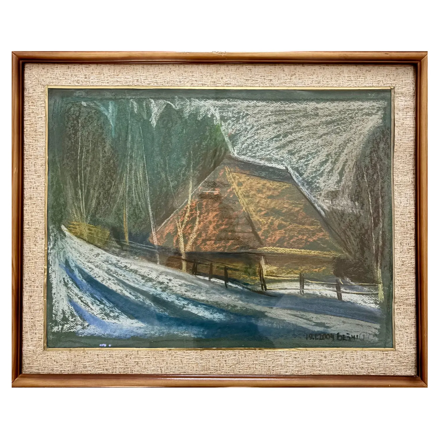 Image of В Шевченківськім гаю by Безніско Євген, size: 40,5 х  53,5 см, made of папір, пастель, Painting medium, priced at $250