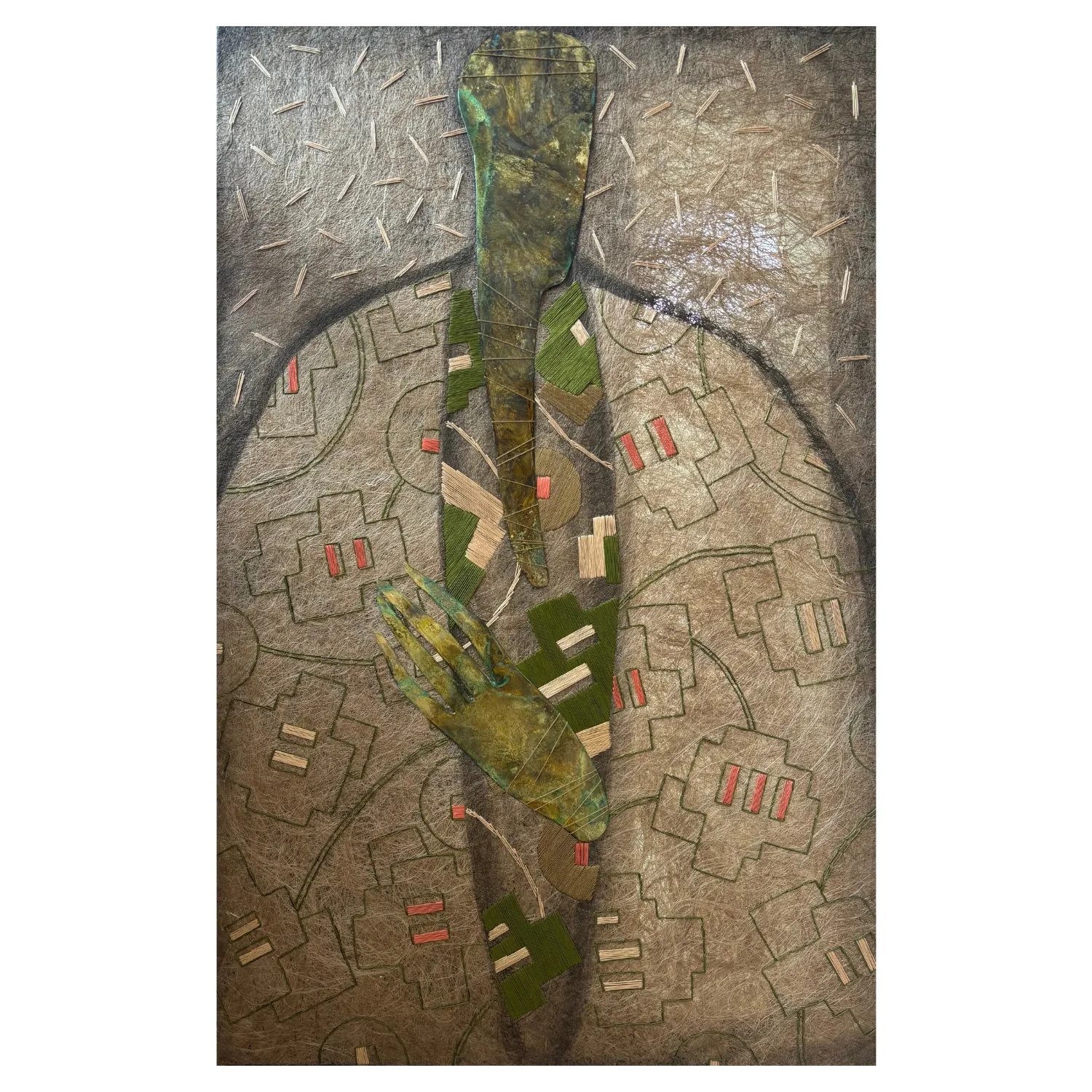 Image of Кохана by Tkachuk Yaroslava, size: 99 х 84 см, Textiles medium, priced at $1500