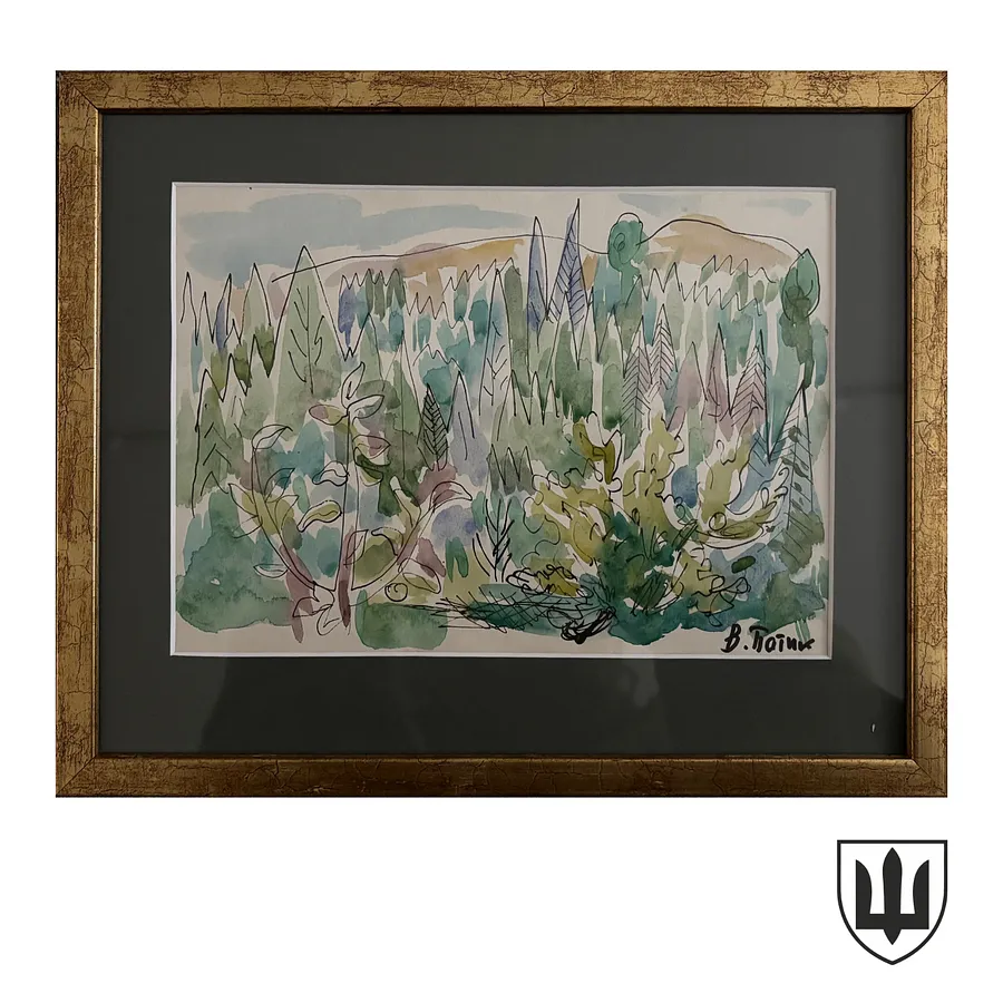 Image of sketch in the Carpathians by Patyk Volodymyr, size: 19х26 см, Painting medium, priced at $500