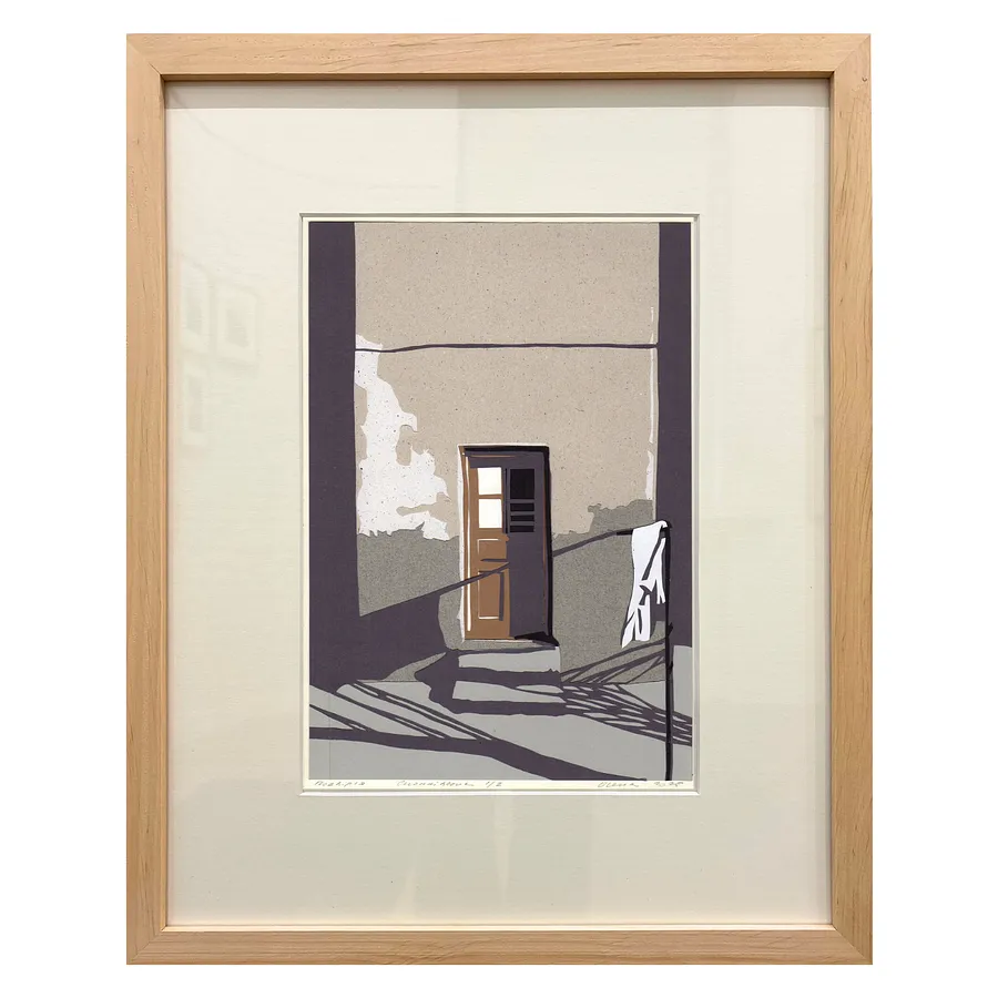 Image of Подвір'я. Вулиця Снопківська by Olena Turyanska, size: 18.5 х 27 см, part of the 1/2 series, priced at $600