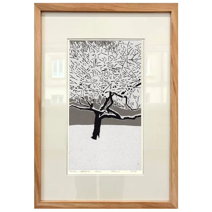 Image of Зима. Дерево. Львів by Olena Turyanska, size: 18.5 х 33 см, priced at $600