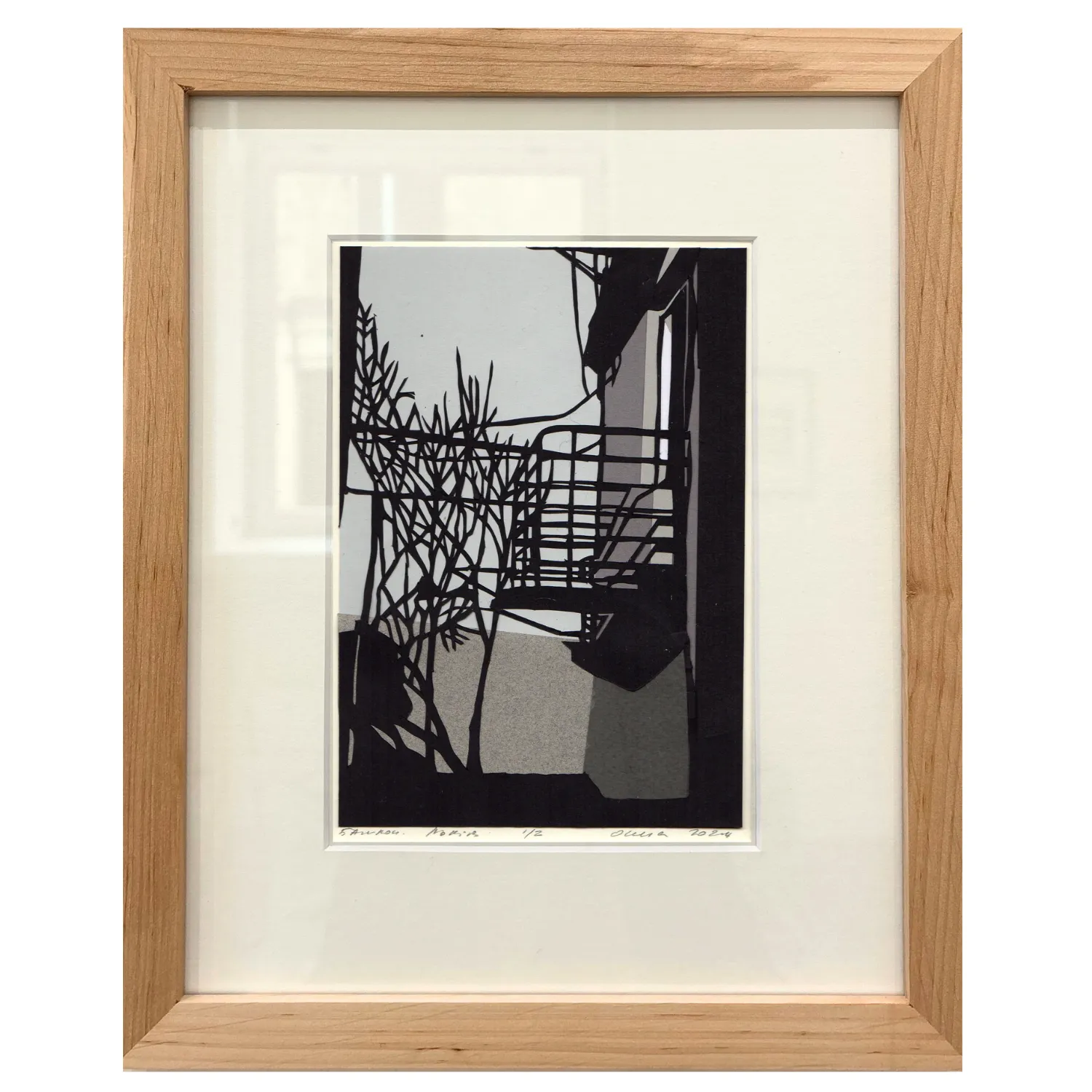 Image of балкон. львів by Olena Turyanska, size: 12,5 х 18 см, priced at $500