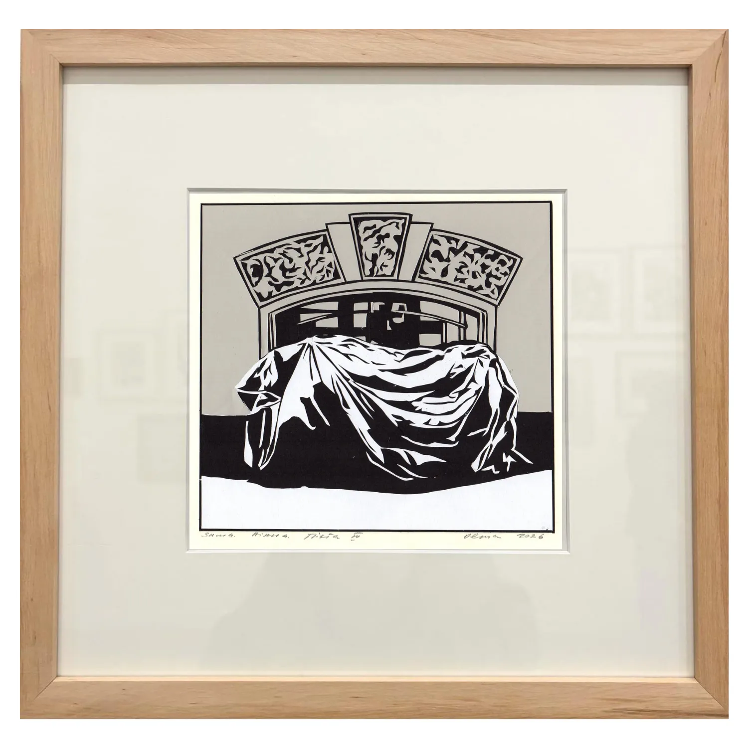 Image of Зима. Вікна. Пієта III by Olena Turyanska, size: 18 х 19 см, priced at $450