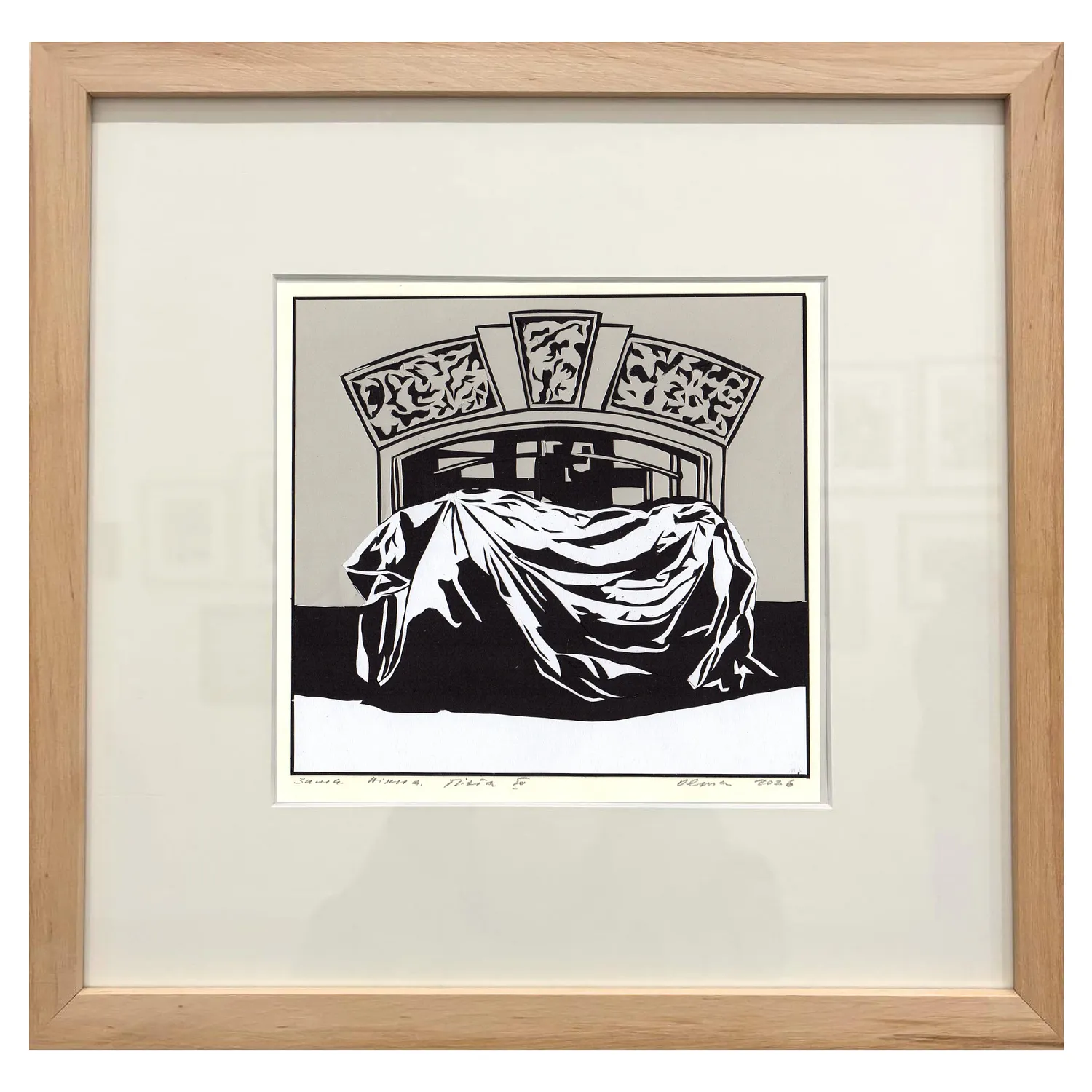 Image of Зима. Вікна. Пієта III by Olena Turyanska, size: 18 х 19 см, priced at $450