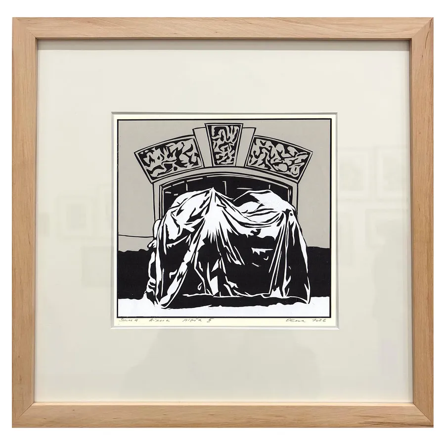 Image of Зима. Вікна. Пієта II by Olena Turyanska, size: 18 х 19 см, priced at $450