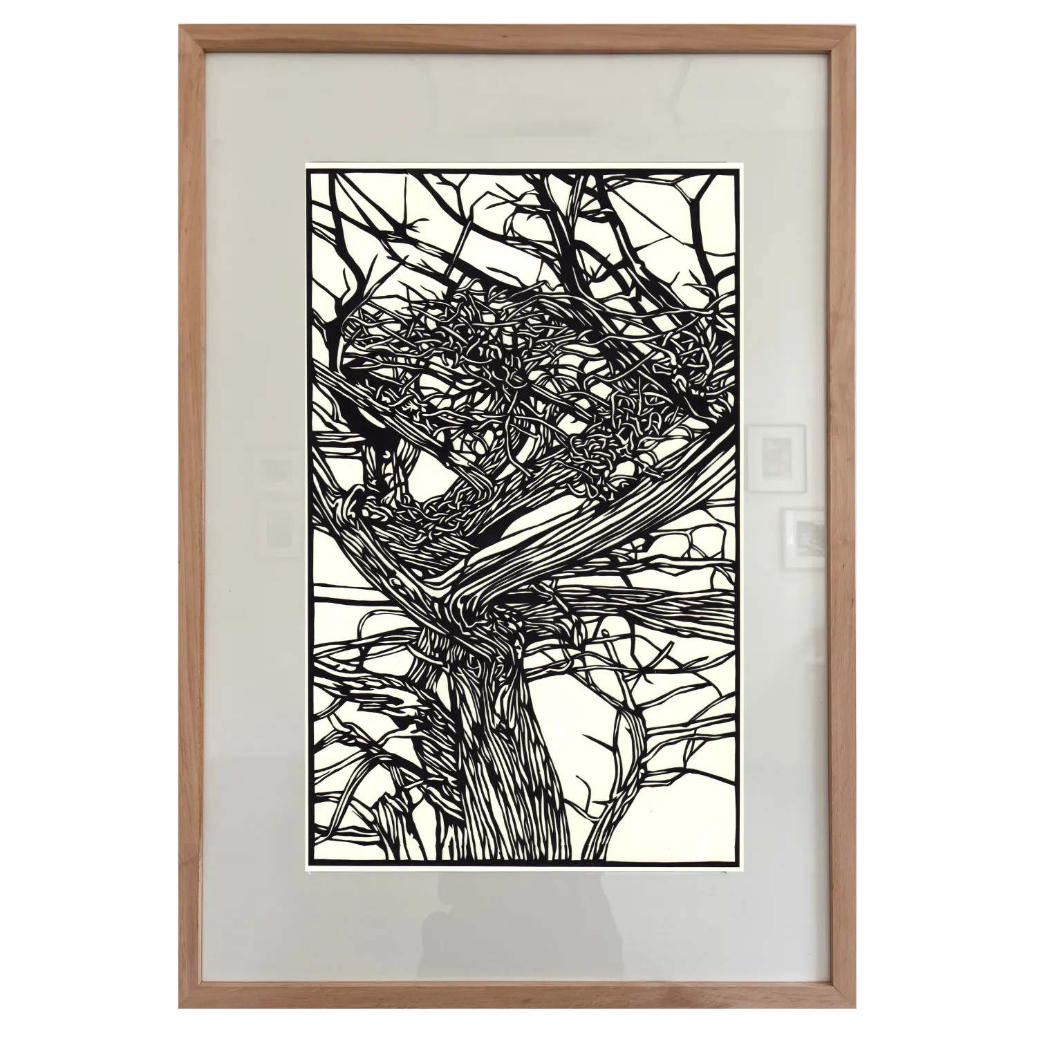 Image of Дерево. Присвята Олені Кульчицькій by Olena Turyanska, size: 32 х 55 см, priced at $900