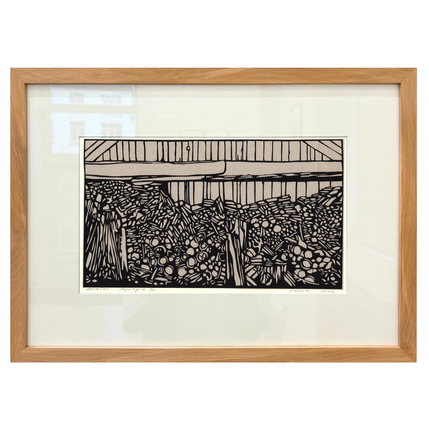 Зображення "Дровітня. Розгадів" від Турянська Олена, розмір: 18,5 х 32,5 см, матеріали: папір, витинання, аплікація, ціна: $600