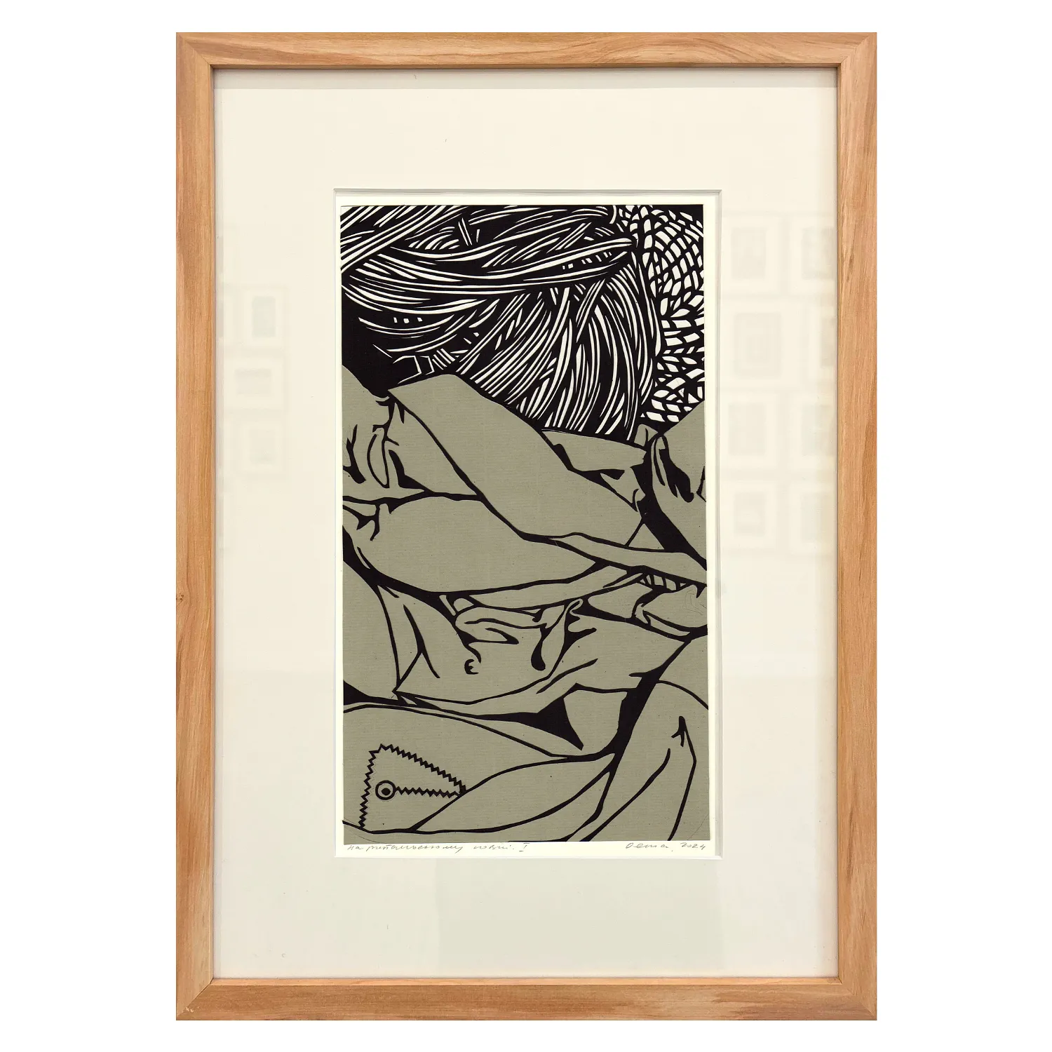 Image of НА рибальському човні І by Olena Turyanska, size: 19,5 х 33,5 см, priced at $600