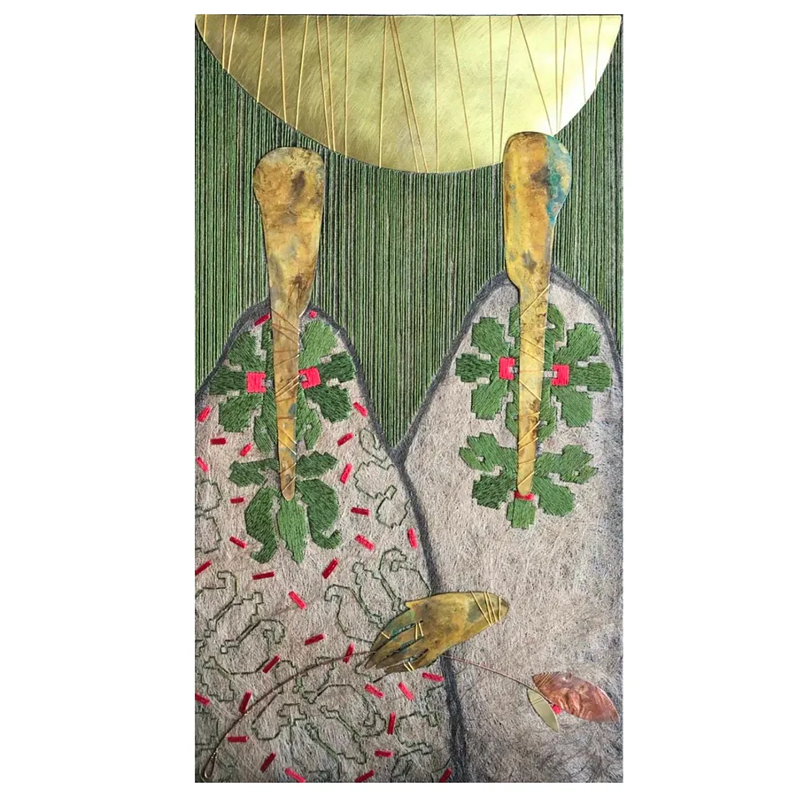 Зображення "ПІд одним небом (сІМЕЙНІ фото)" від Ткачук Ярослава , розмір: 80 х 45 см, матеріали: льон, бавовна, шовк, латунь, медіум: Текстиль, ціна: $700