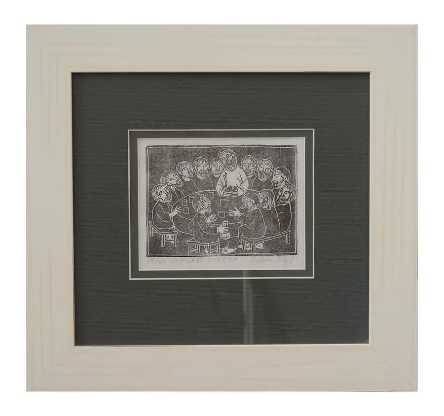 Image of "The Last Supper" by Ziegl Helen, made of Paper., Graphics medium, priced at $350