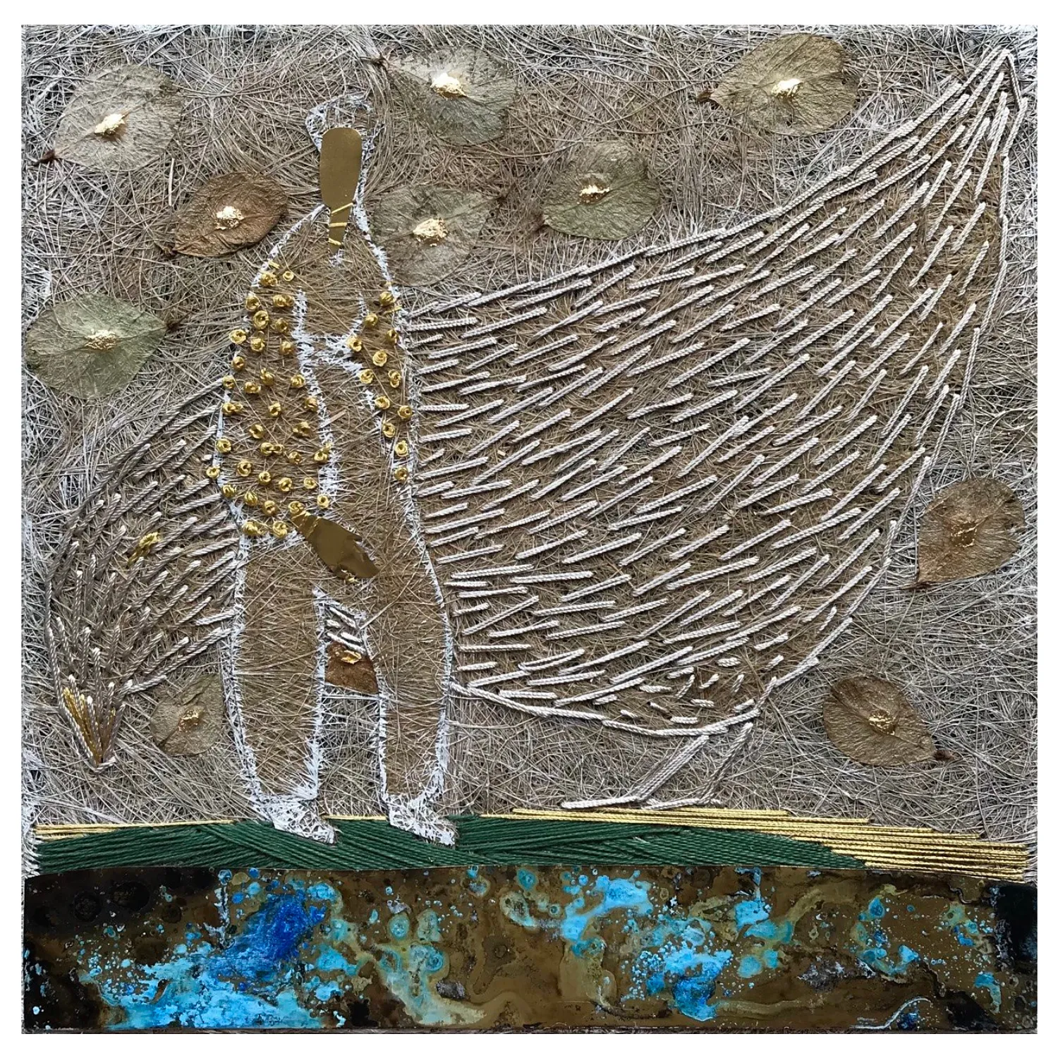 Image of Сон by Tkachuk Yaroslava, size: 30 х 30 см, Авторська техніка medium, priced at $250