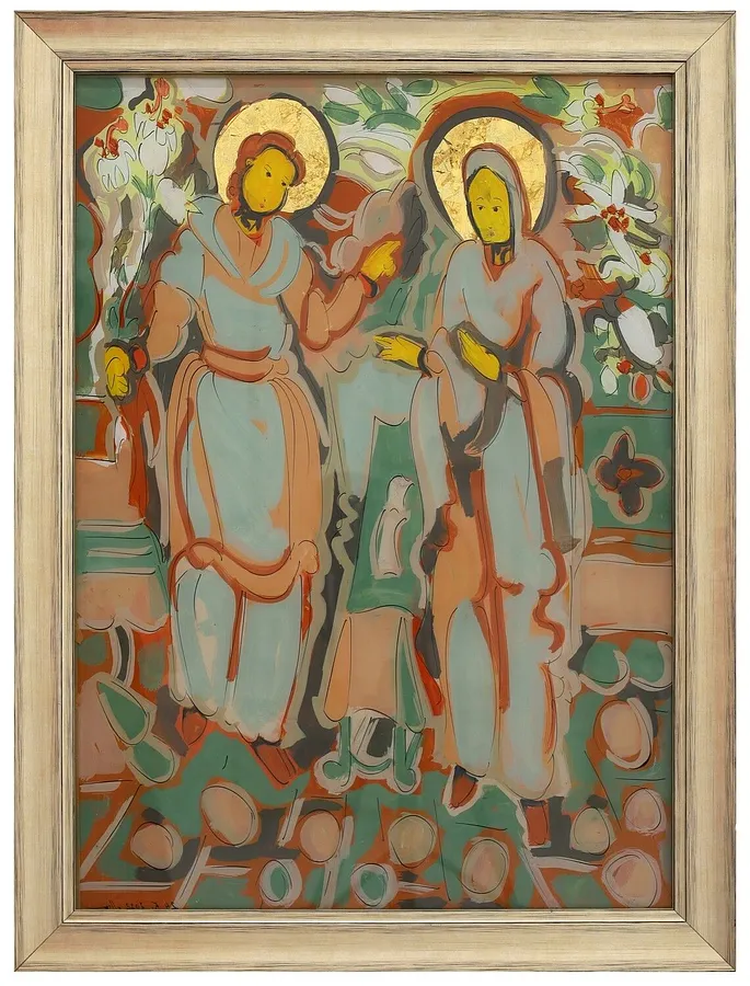 Image of Announcement by Lozynsky Taras, size:  60х43 см, made of Glass, oil., Painting medium, priced at $1200