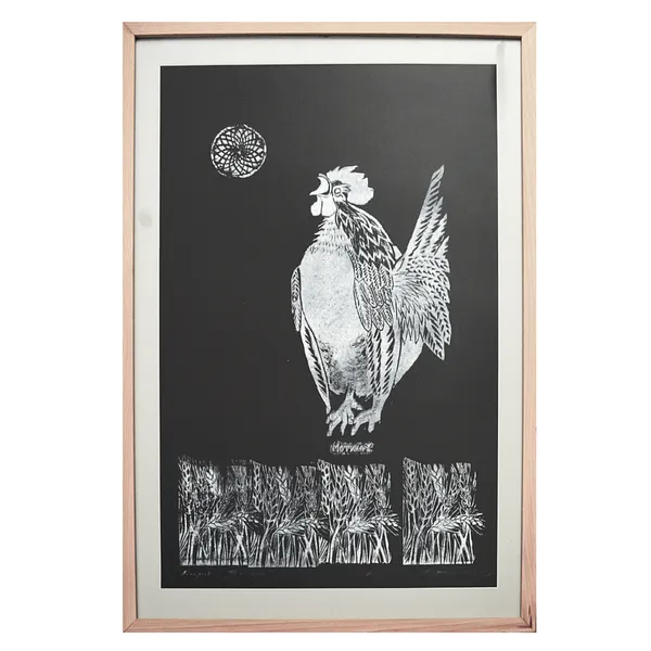 Image of Rooster by Motyka Mariana, size: 92х64 см, made of Paper., Graphics medium, priced at $180