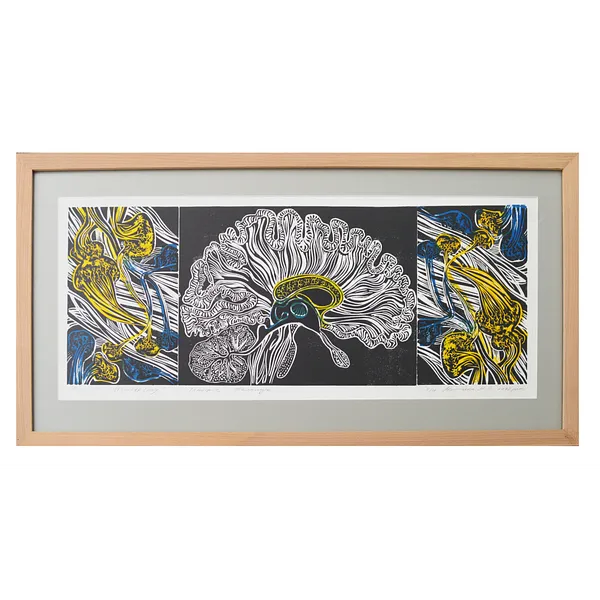 Image of Health Day. Hypophysis Thalamus. by Motyka Mariana, size:  33х82 см, made of Paper., Graphics medium, priced at $180