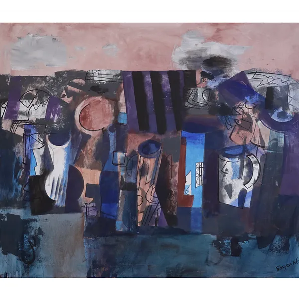 Image of "Untitled" by Bohuslavsky Volodymyr, size: 100x120 cm, Painting medium, priced at $2600