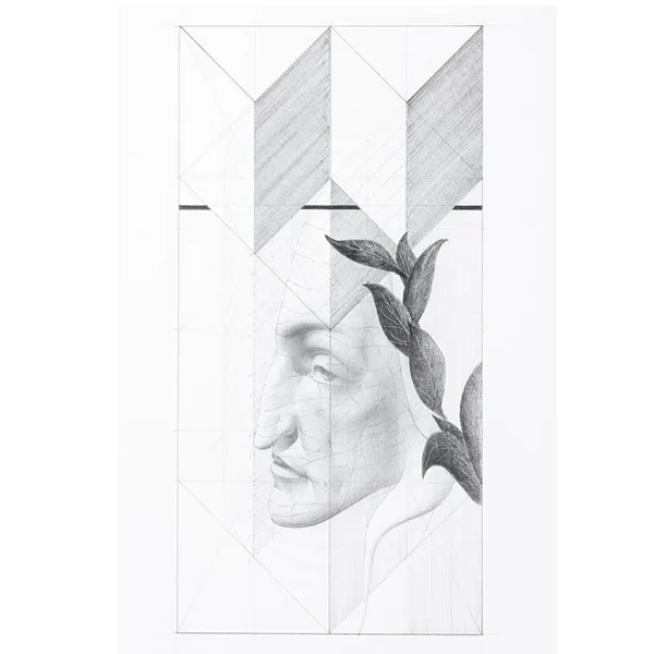 Image of "Geometry" by Smolsky Yuriy, size: 30x15 cm, made of paper, Graphics medium