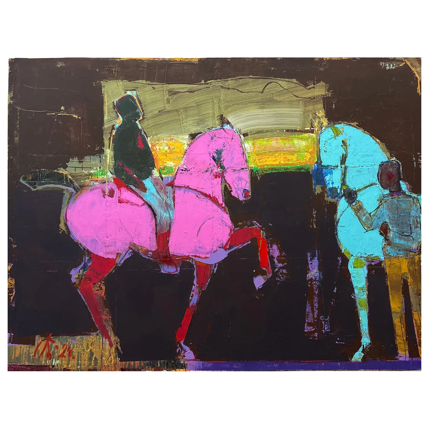 Image of untitled by Hai Serhiy, size: 150 х 200 см, made of canvas, oil, Painting medium