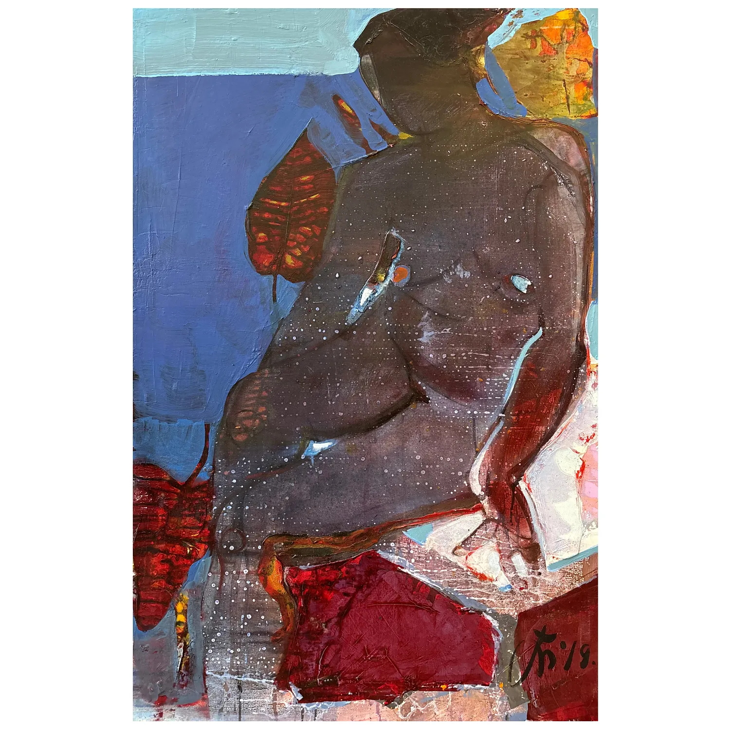 Image of untitled by Hai Serhiy, size: 120 х 80 см, made of canvas, oil, Painting medium