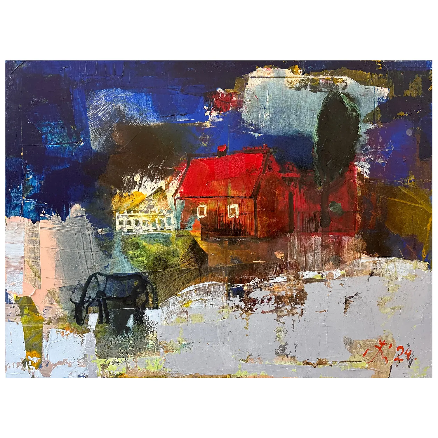 Image of untitled by Hai Serhiy, size: 90 х 120 см, made of canvas, oil, Painting medium