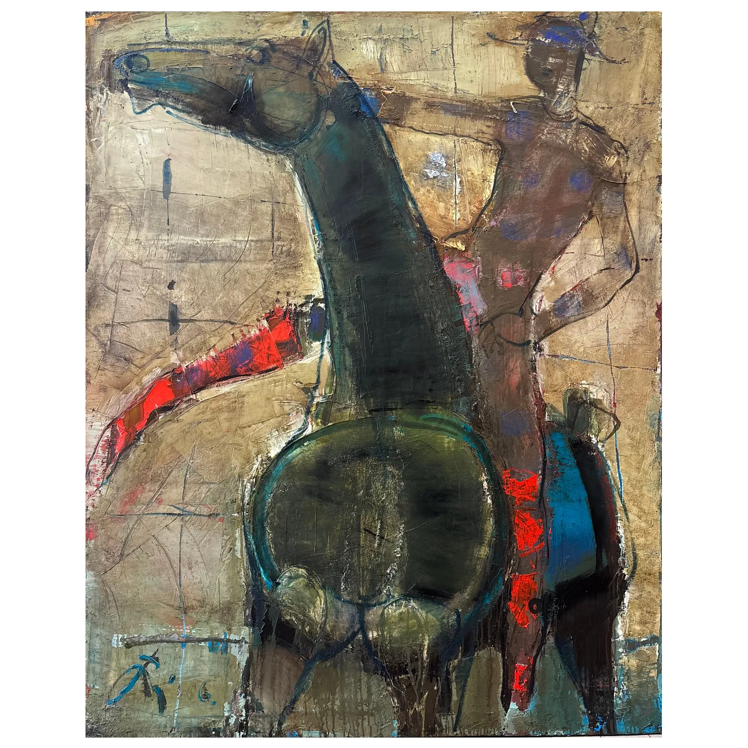 Image of untitled by Hai Serhiy, size: 150 х 120 см, made of canvas, oil, Painting medium