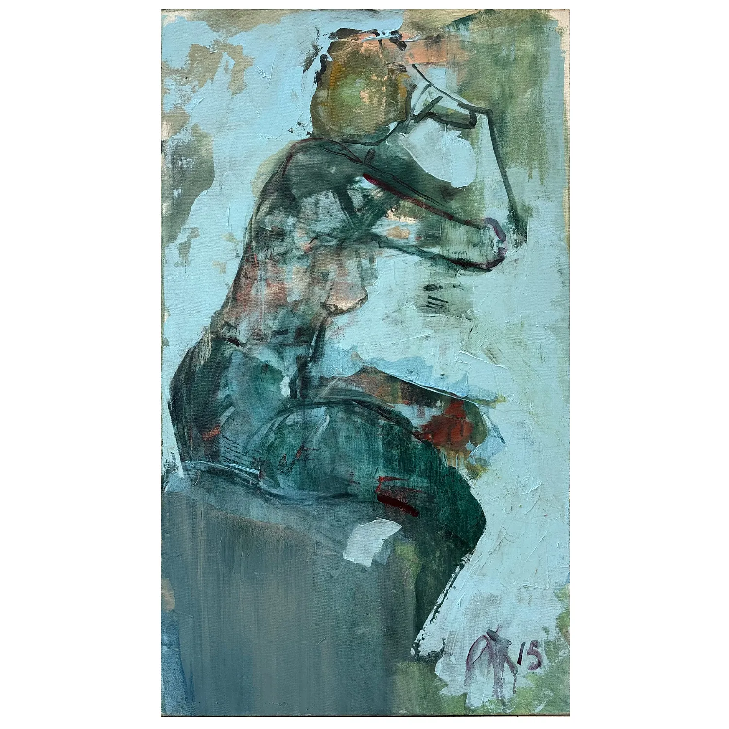 Image of untitled by Hai Serhiy, size: 120 х 70 см, made of oil, canvas, Painting medium