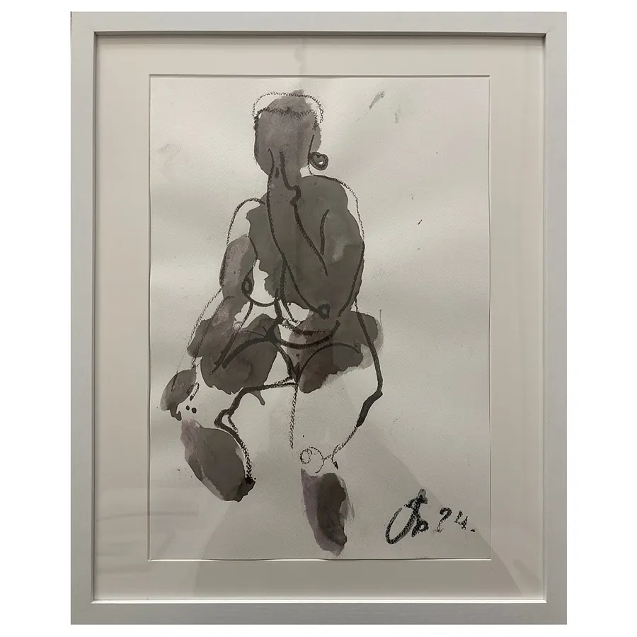 Image of untitled by Hai Serhiy, size: 42 х 29 см, made of paper, ink, black sauce, Graphics medium, priced at ₴300