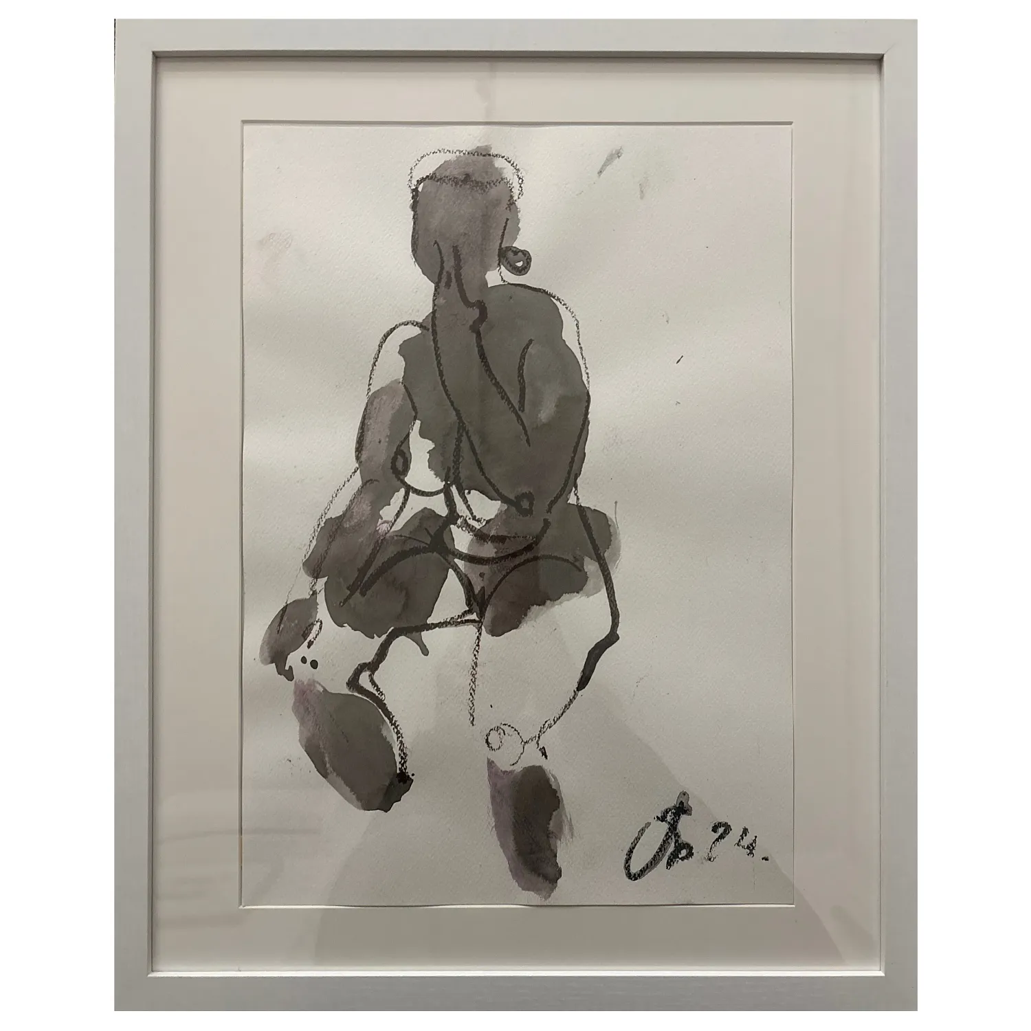 Image of untitled by Hai Serhiy, size: 42 х 29 см, made of paper, ink, black sauce, Graphics medium, priced at ₴300