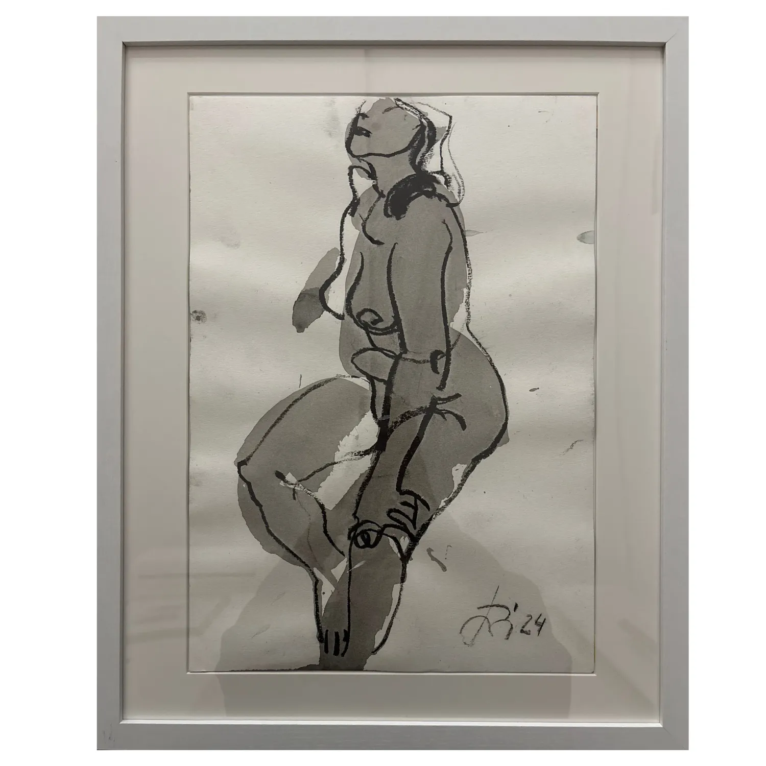 Image of untitled by Hai Serhiy, size: 42 х 29 см, made of paper, ink, black sauce, Graphics medium, priced at $300