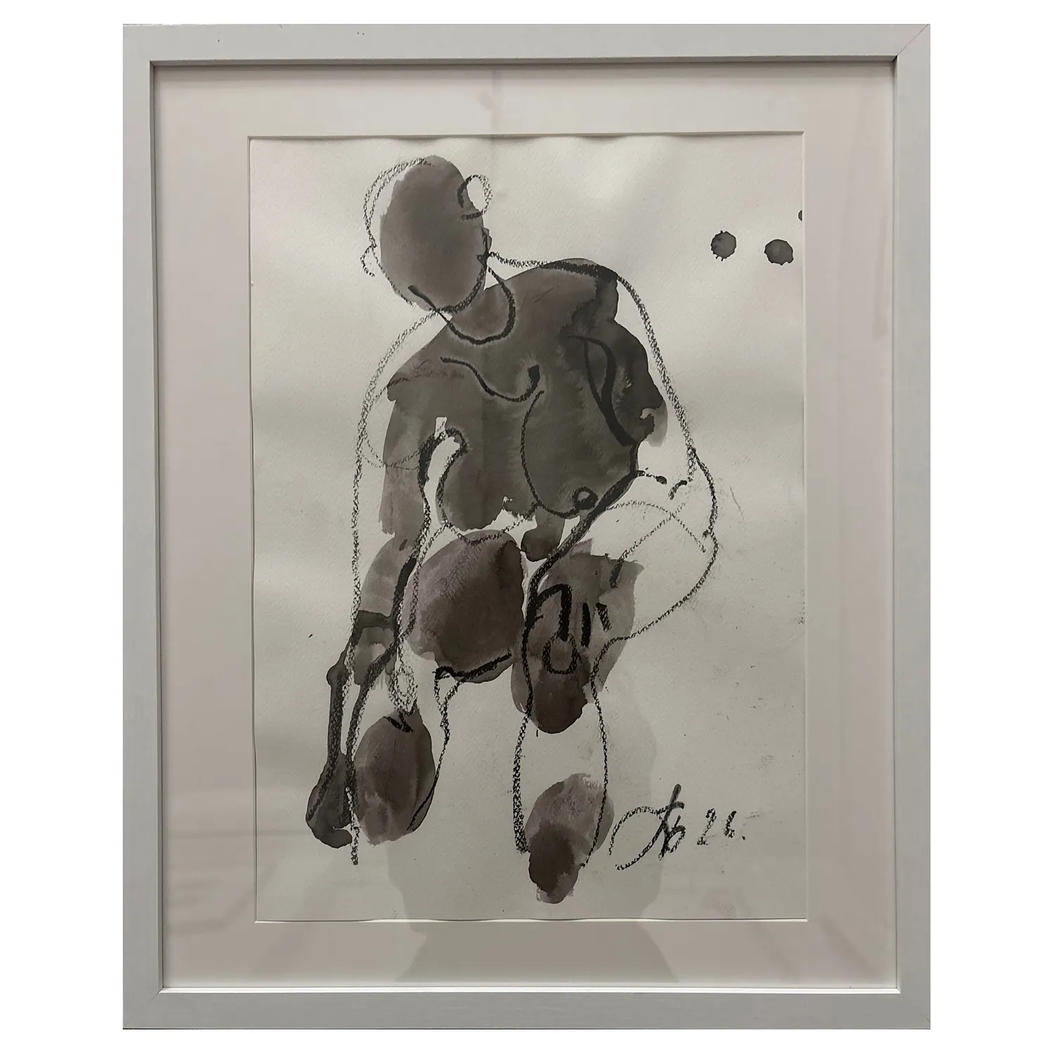 Image of untitled by Hai Serhiy, size: 42 х 29 см, made of paper, ink, black sauce, Graphics medium, priced at $300