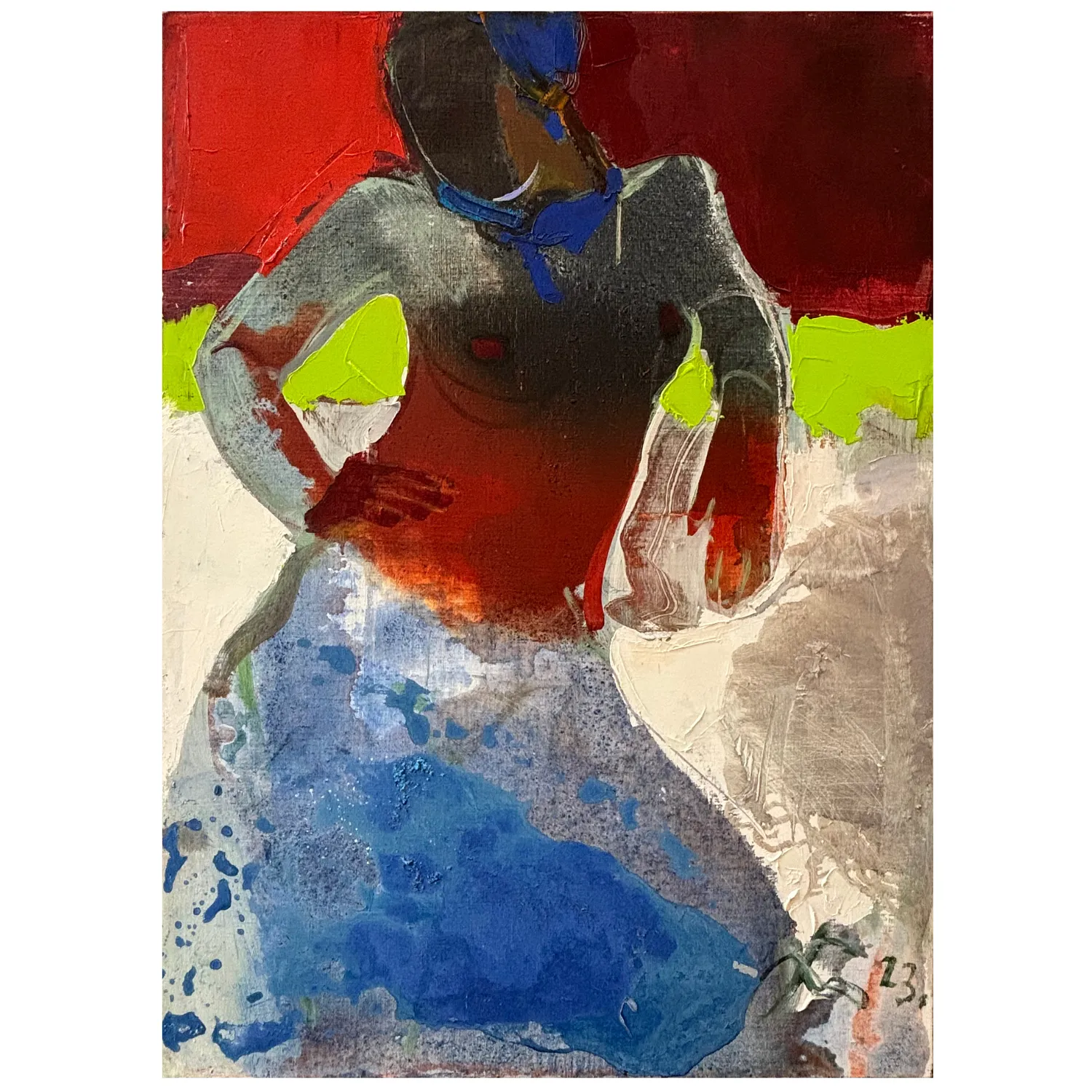 Image of untitled by Hai Serhiy, size: 110 х 80 см, made of canvas, oil, Painting medium