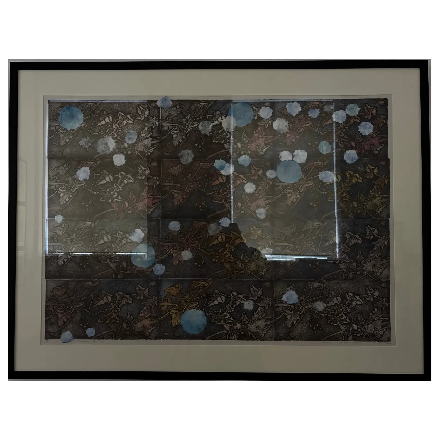 Image of Carpet. ivy by Stratiychuk Oksana, size: 66 х 96 см, made of etching, watercolour, Graphics medium, priced at $800