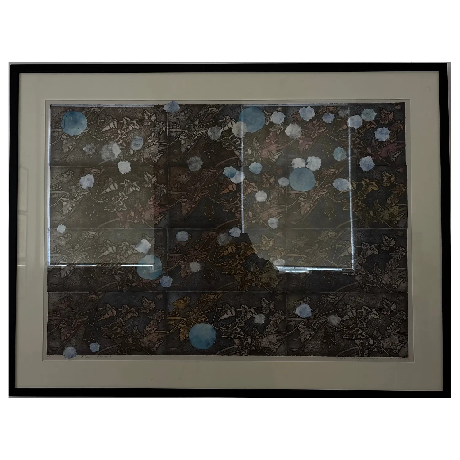 Image of Carpet. ivy by Stratiychuk Oksana, size: 66 х 96 см, made of etching, watercolour, Graphics medium, priced at $800