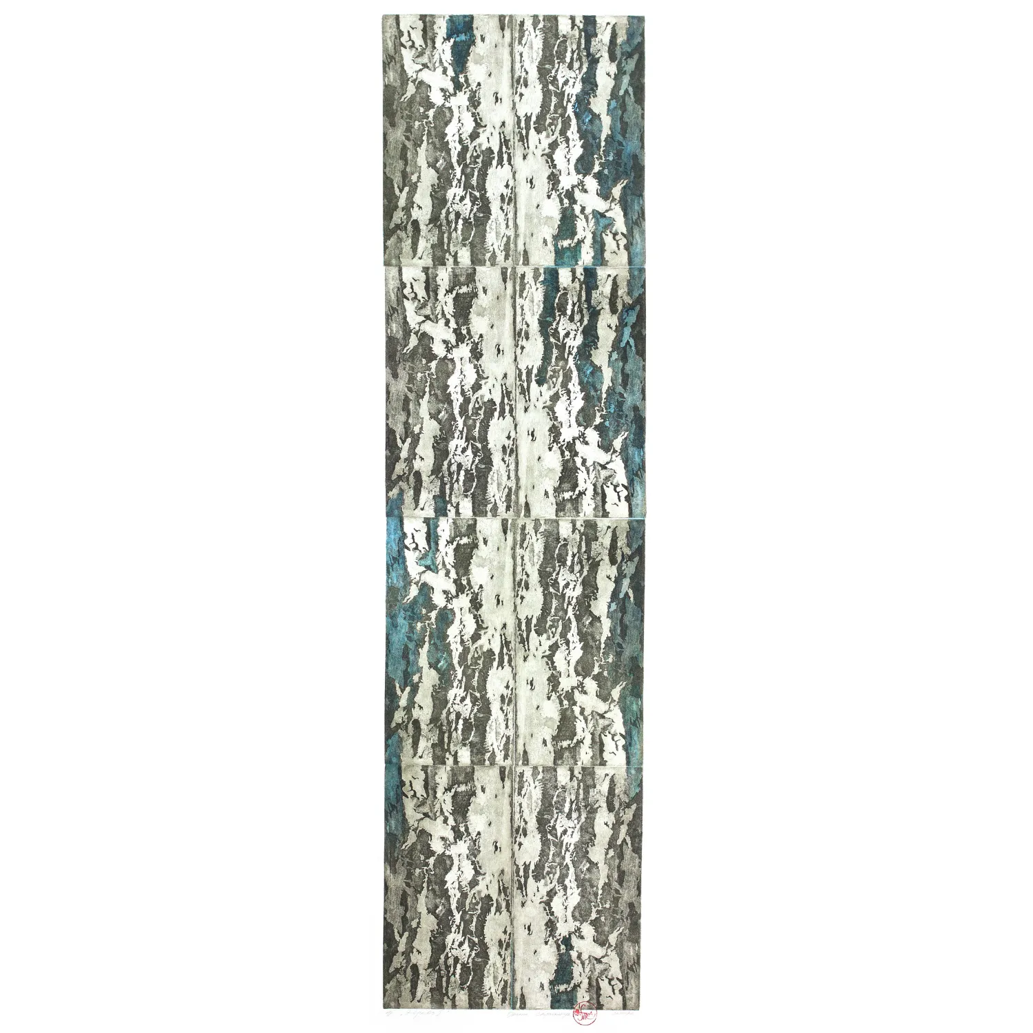 Image of Tree І by Stratiychuk Oksana, size: 122 х 33 см, made of etching, watercolour, Graphics medium, priced at $1000