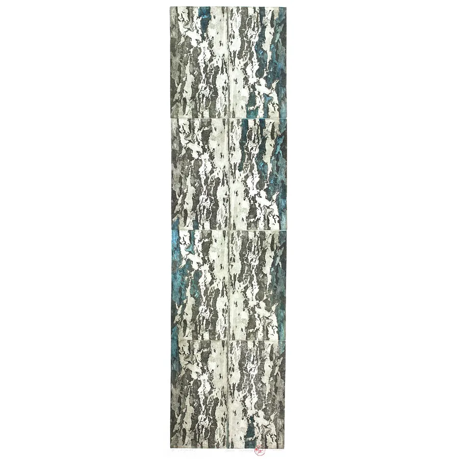 Image of Tree І by Stratiychuk Oksana, size: 122 х 33 см, made of etching, watercolour, Graphics medium, priced at $1000