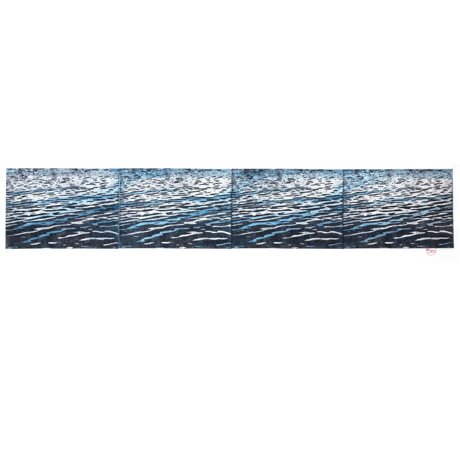 Image of Море ІІІ by Стратійчук Оксана, size: 24,5 х 140 см, Graphics medium, priced at $1000