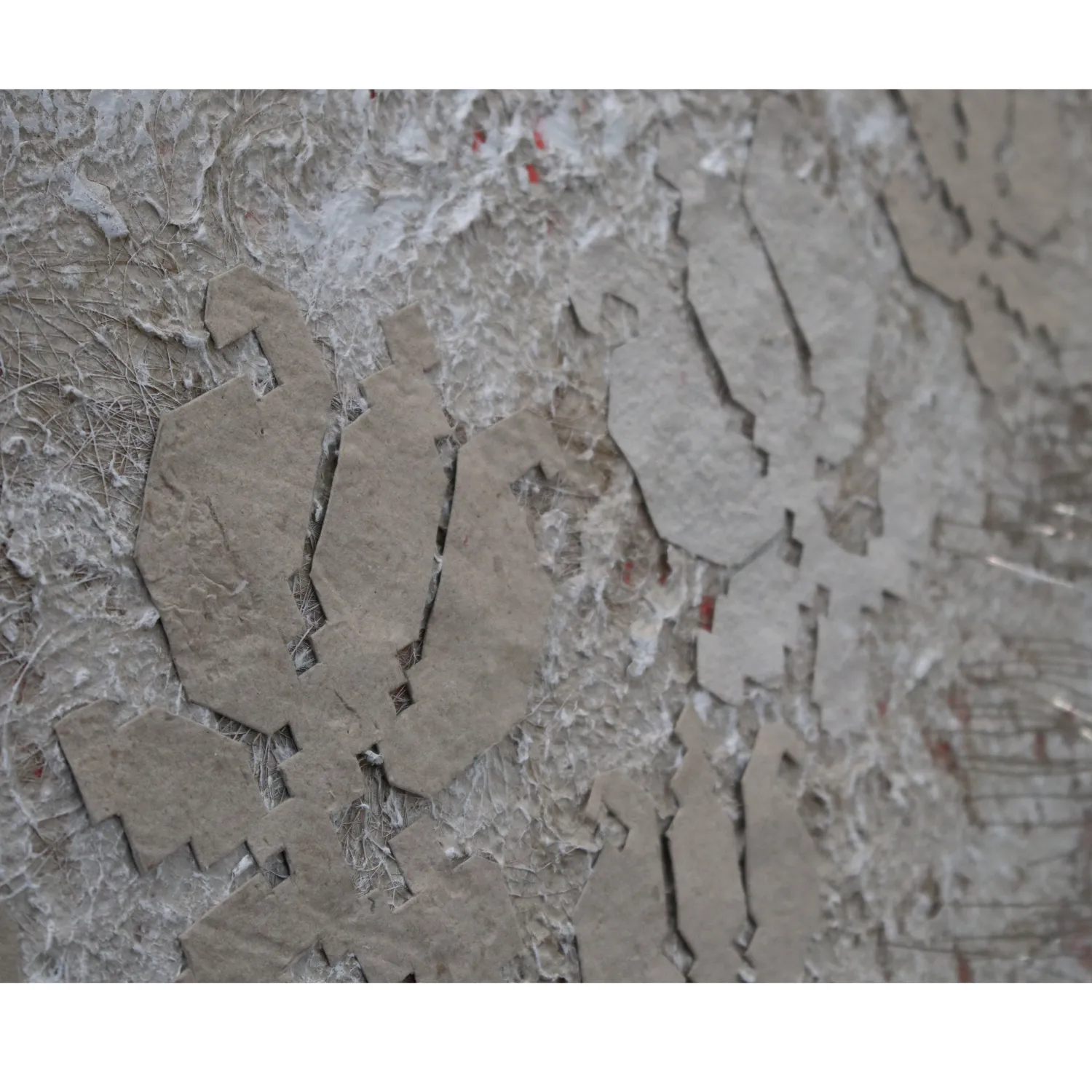 Image of 3 by Tkachuk Yaroslava, size: 120 х 80 см, made of льон, папір ручної роботи, акрил, сталь, оксидована латунь, author's technique  medium, priced at $750 Photo 2 of 3.