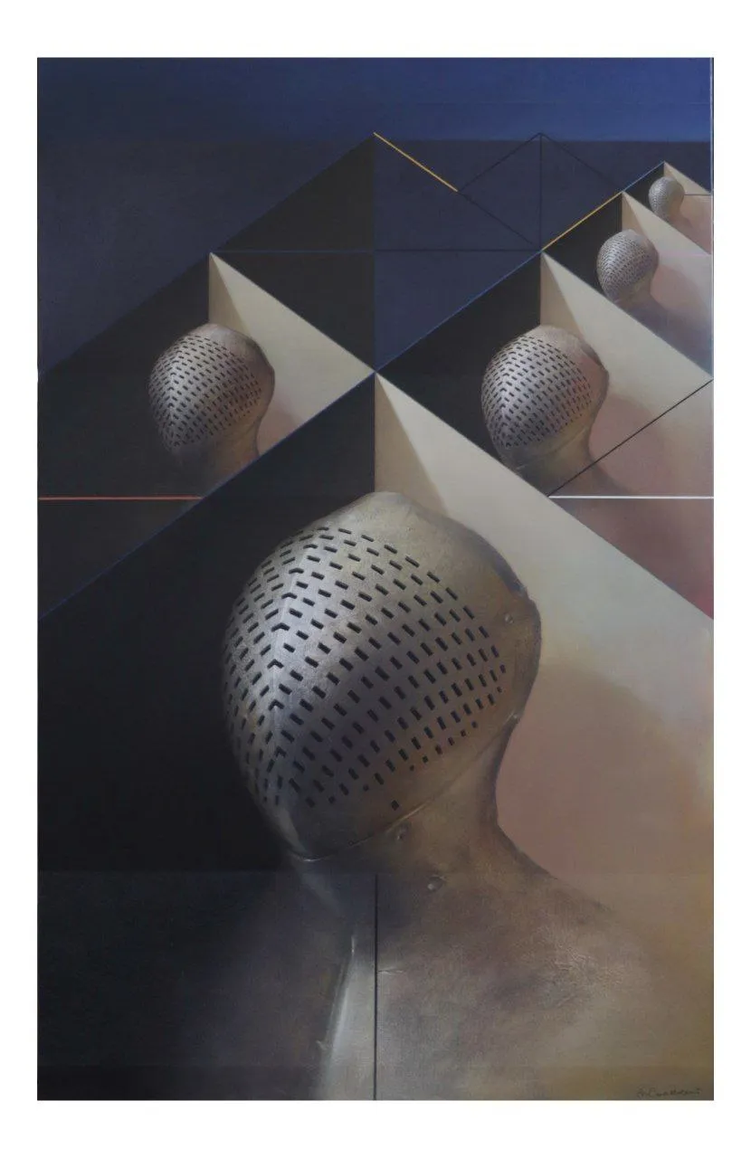 Image of Hermetic space by Smolsky Yuriy, size: 140x90 cm, made of Oil on canvas., Painting medium