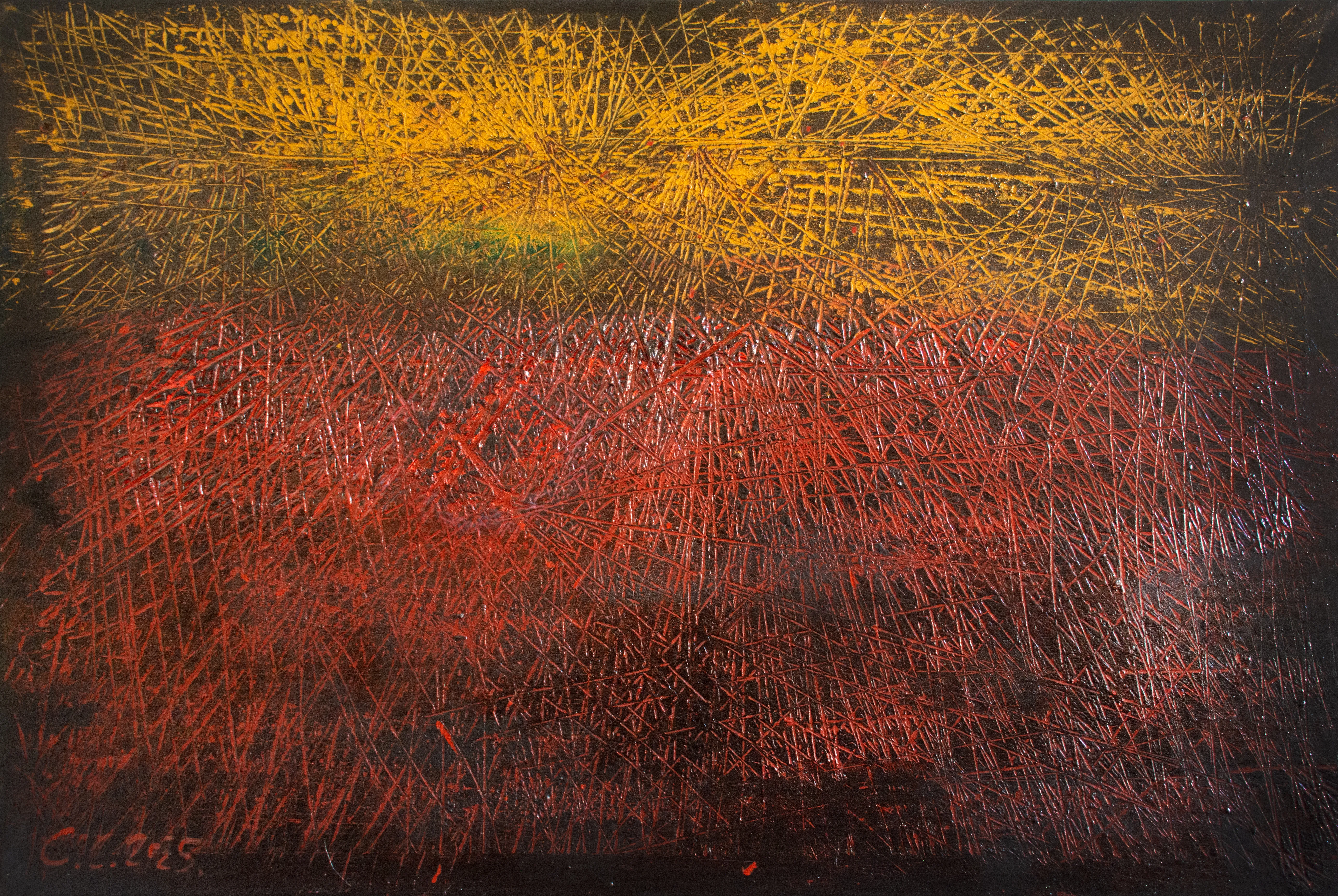 Image of Shining 2 by Savchenko Serhiy, size: 80x120 cm, made of Canvas, acrylic, oil, Painting medium, priced at $6000