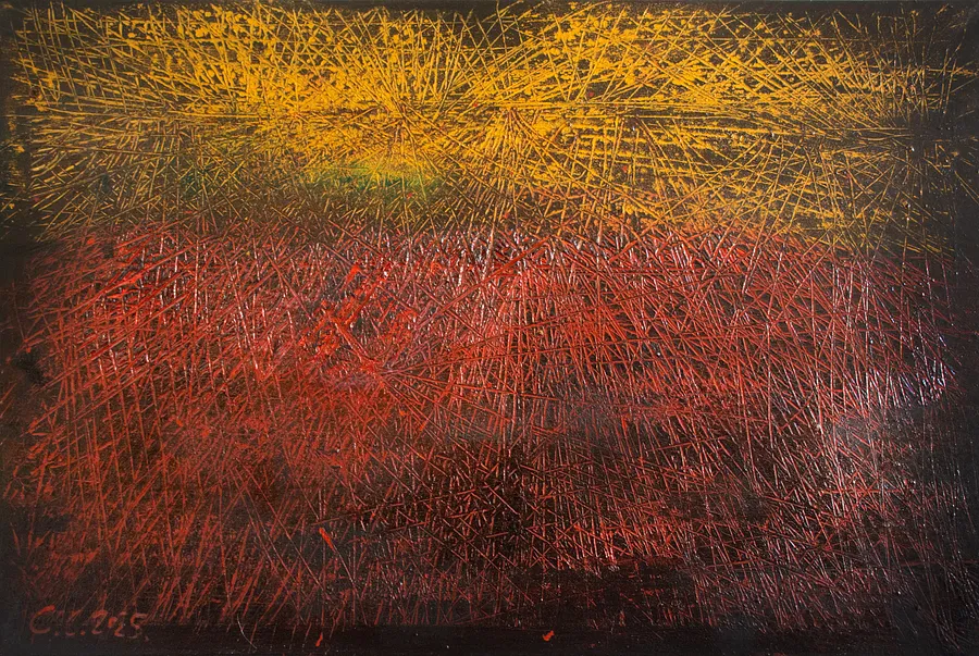 Image of Shining 2 by Savchenko Serhiy, size: 80x120 cm, made of Canvas, acrylic, oil, Painting medium, priced at $6000