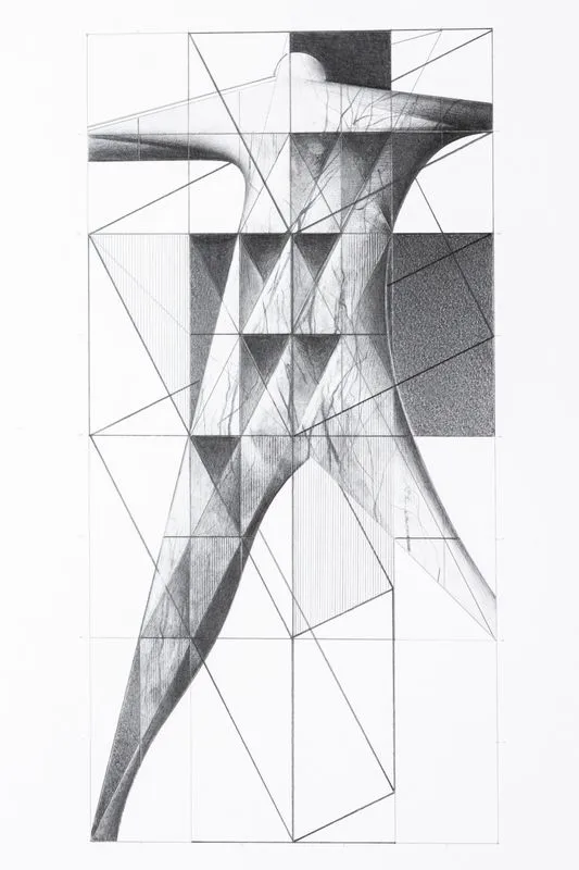 Image of "Coordinates" by Smolsky Yuriy, size: 30x15 cm, made of paper, Graphics medium