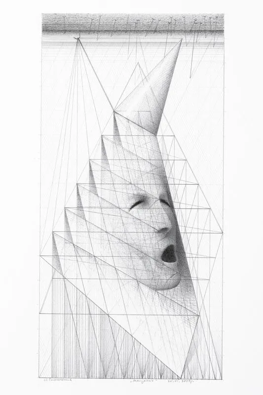 Image of "Monument" by Smolsky Yuriy, size: 30x15 cm, made of paper, Graphics medium, priced at $500