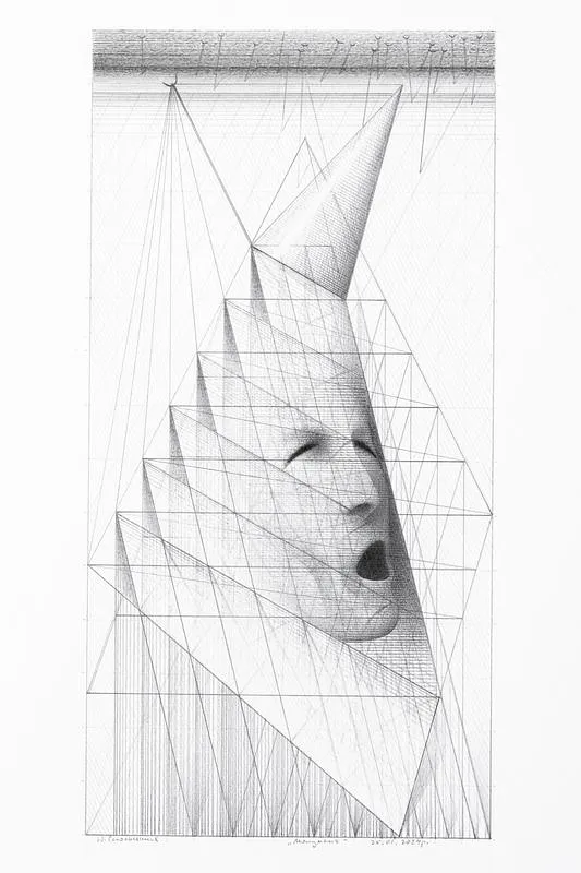 Image of "Monument" by Smolsky Yuriy, size: 30x15 cm, made of paper, Graphics medium, priced at $500