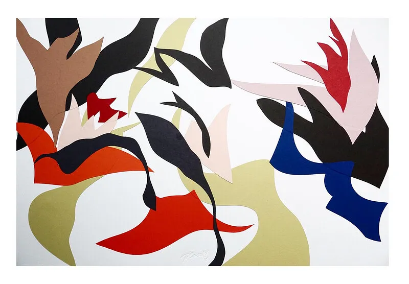 Image of "Application 2" by Pliatsko Maria, size: 50x70 cm, made of paper, Graphics medium, priced at $350