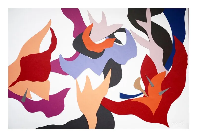 Image of "Application 4" by Pliatsko Maria, size: 50x70 cm, made of paper, Graphics medium, priced at $350