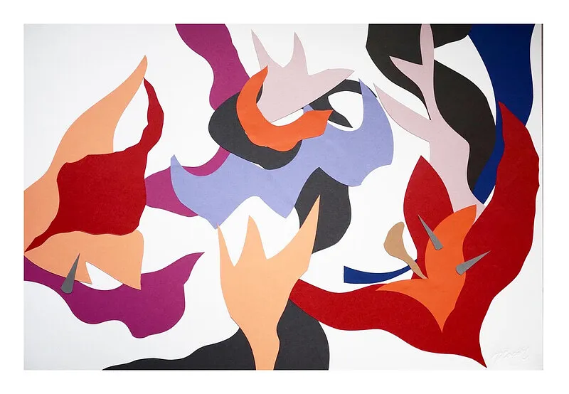 Image of "Application 4" by Pliatsko Maria, size: 50x70 cm, made of paper, Graphics medium, priced at $350