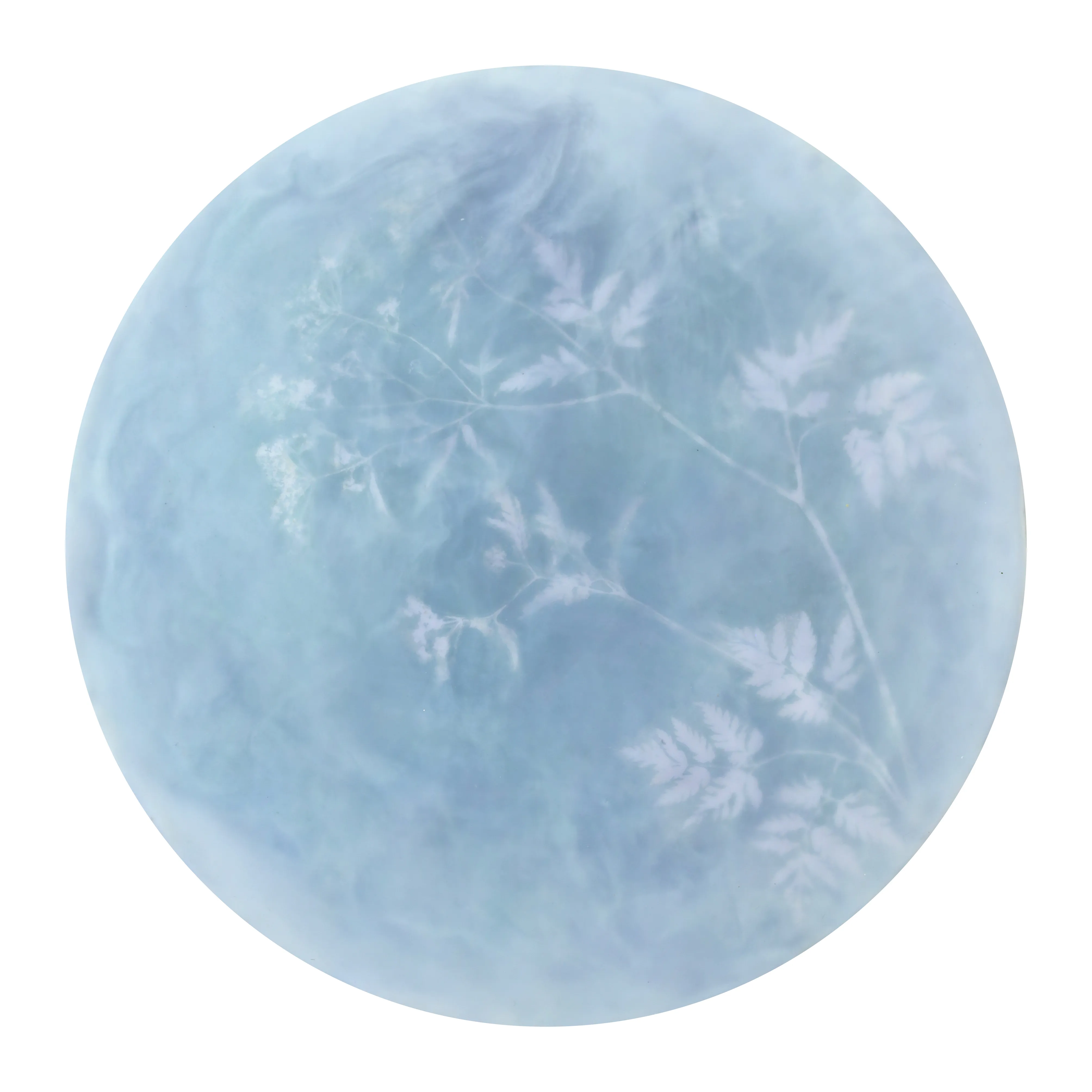 Image of Flower by Maria Marula, size: ⌀40, made of board, encaustic, priced at $500